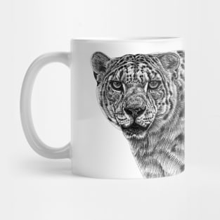 Snow leopard big cat Mug